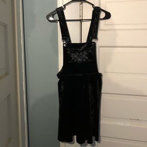 Black velvet skirtalls